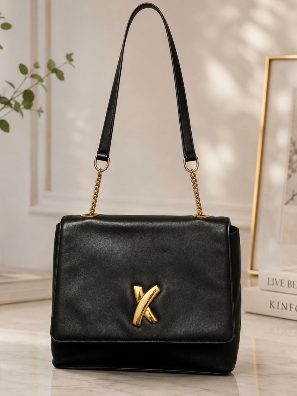 Paloma Picasso brown handbag